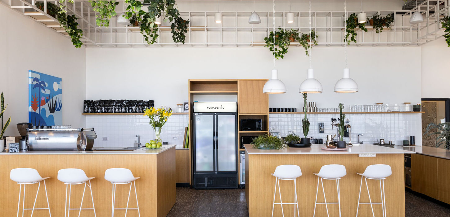 מטבח ב-WeWork מידטאון
