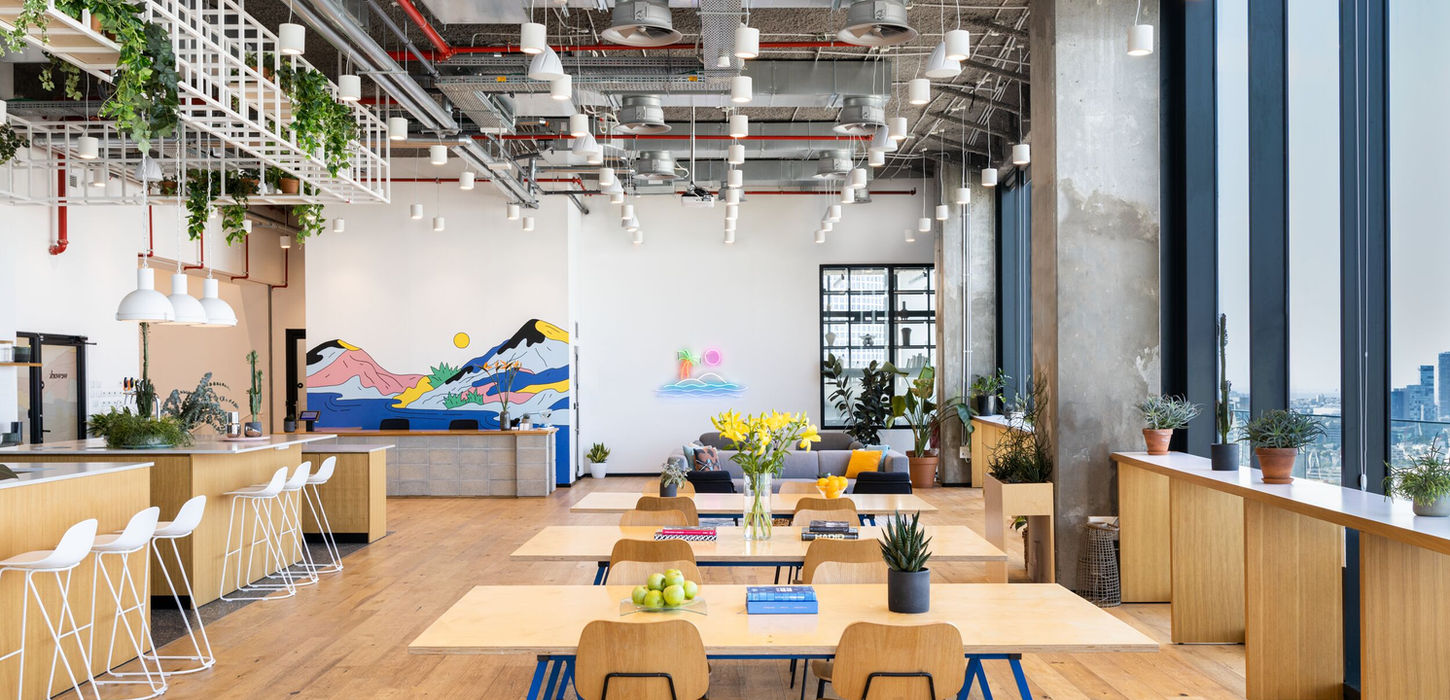 לאונג׳ ב-WeWork מידטאון