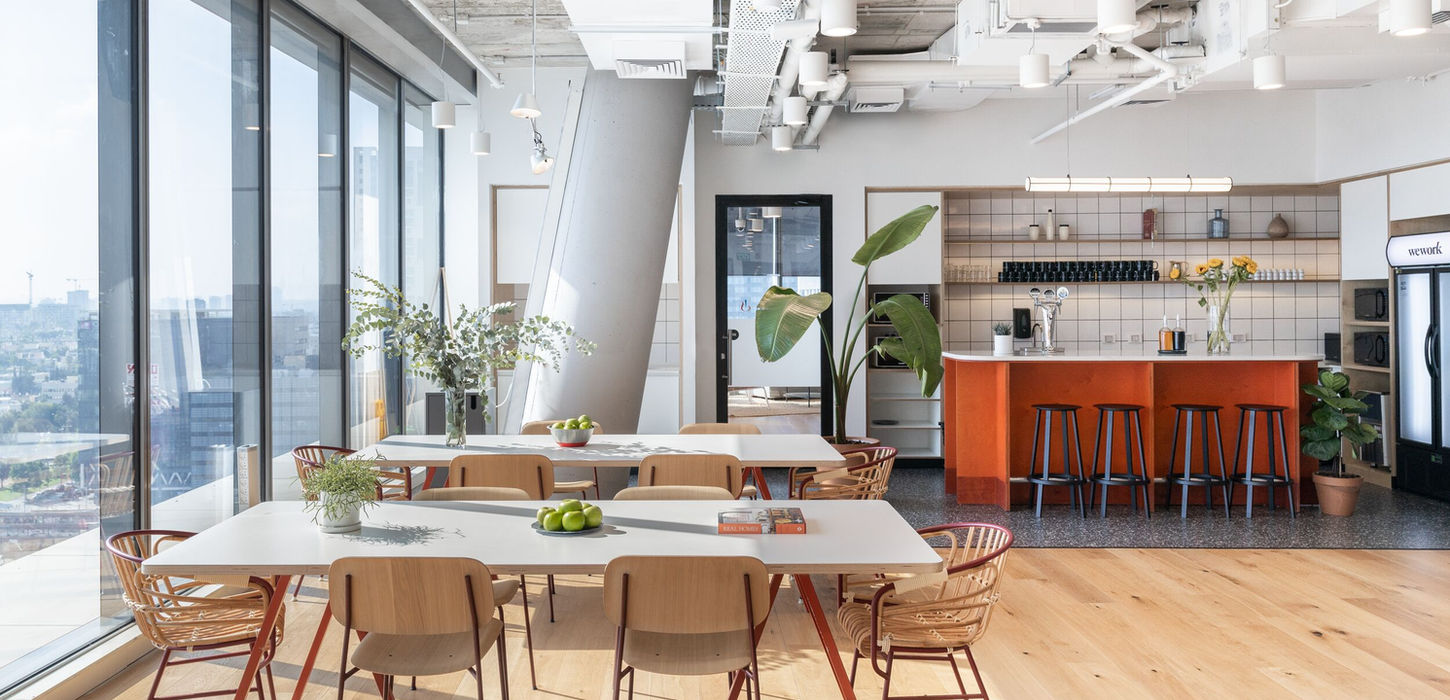 לאונג׳ ב-WeWork תוה״א