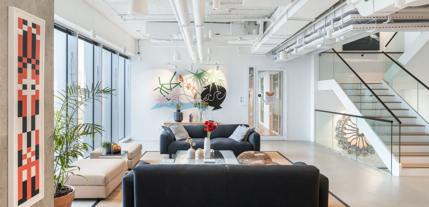 לאונג׳ ב-WeWork עזריאלי טאון